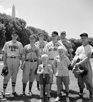 Winning Baseball Team on the Mall
