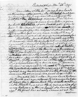 George Washington to Daniel Carroll of Duddington